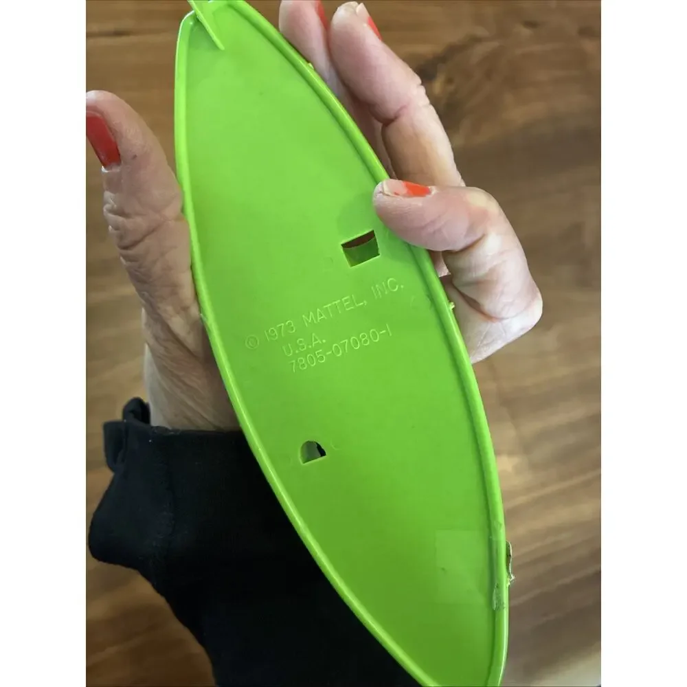 Vintage Mattel Barbie Green Surfboard 1973 7.5 Inch